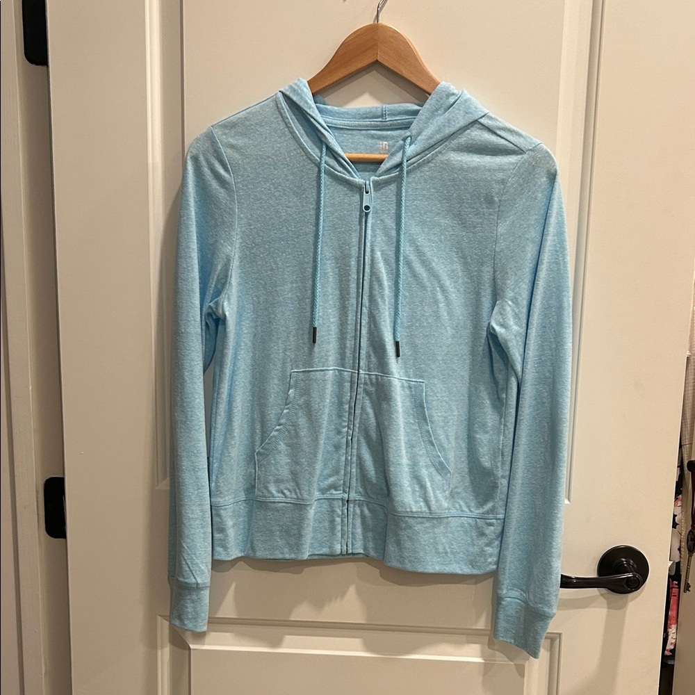 Ideology Light Blue Women's Zip-Up Hoodie